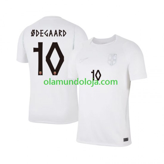 Camisola Noruega Martin Odegaard 10 Homem Equipamento Terceiro Copa do Mundo 2026 Manga Curta